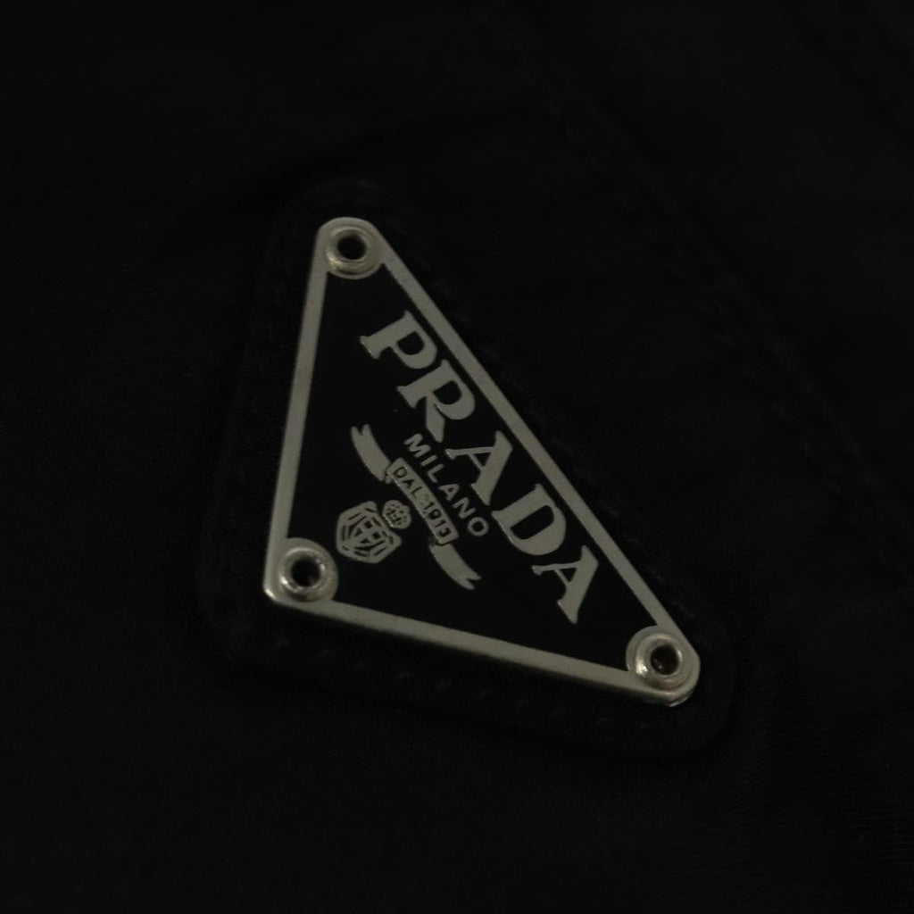 Prada Front Pocket Messenger Bag Tessuto Black Nylon Shoulder Bag Bag
