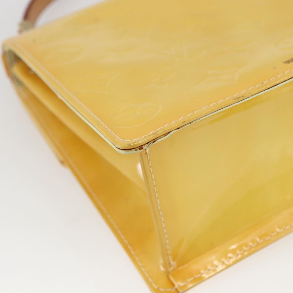 Louis Vuitton Spring Street Nm Handbag Patent Leather Yellow Patent_Leather Handbag
