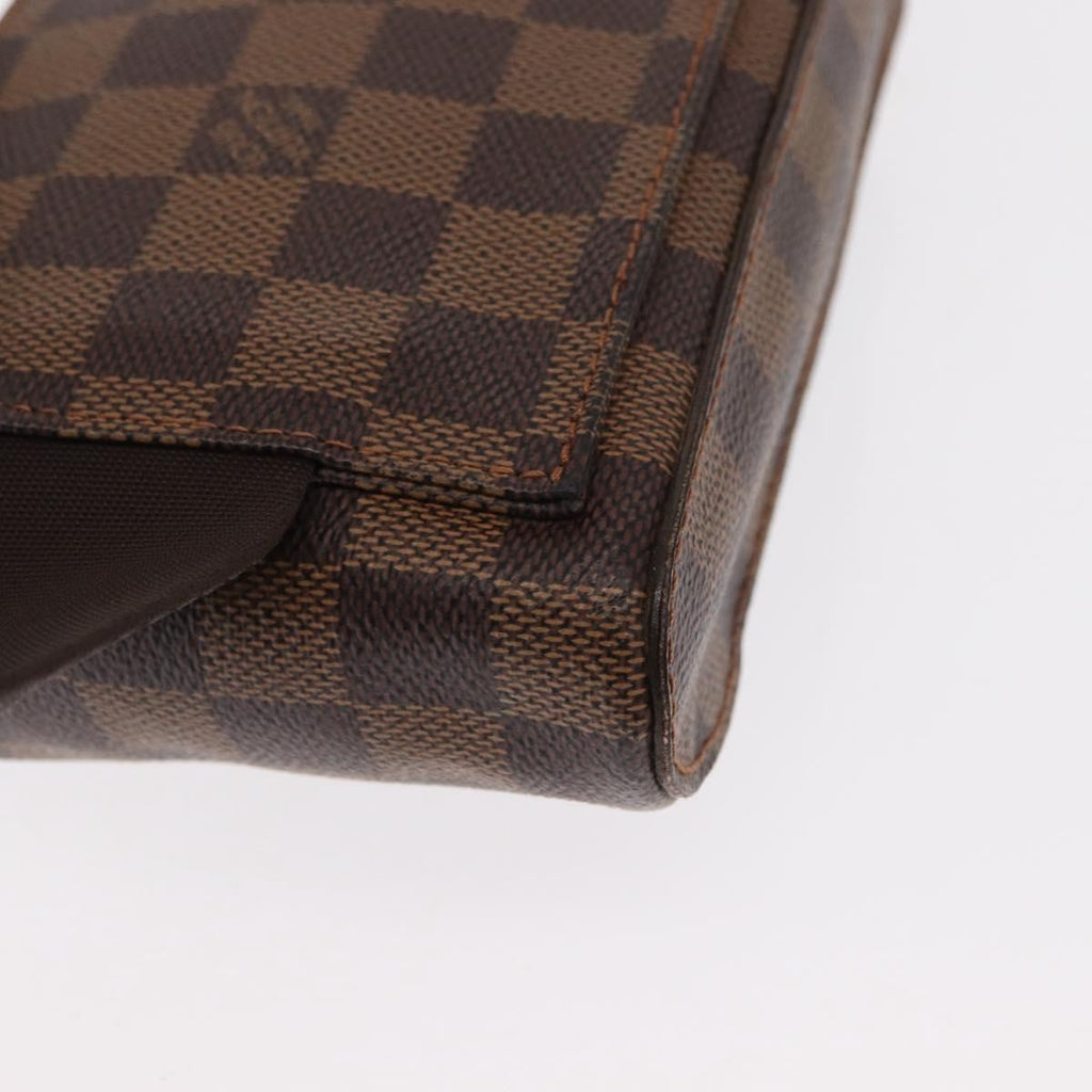Louis Vuitton Geronimos Waist Bag Damier Brown Canvas Clutche & Pouche Bag