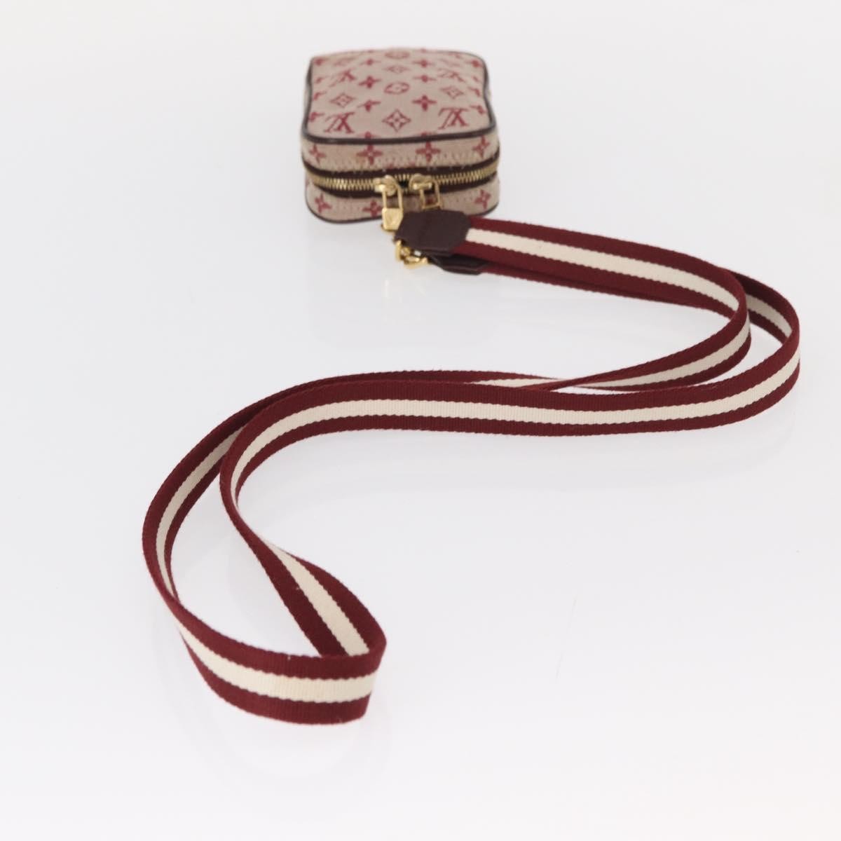 Louis Vuitton Camera Bag Mini Lin Red Canvas Clutche & Pouche Bag