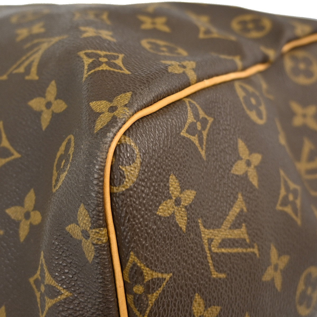 Louis Vuitton Keepall Bag Monogram Canvas Brown Canvas Travel Bag