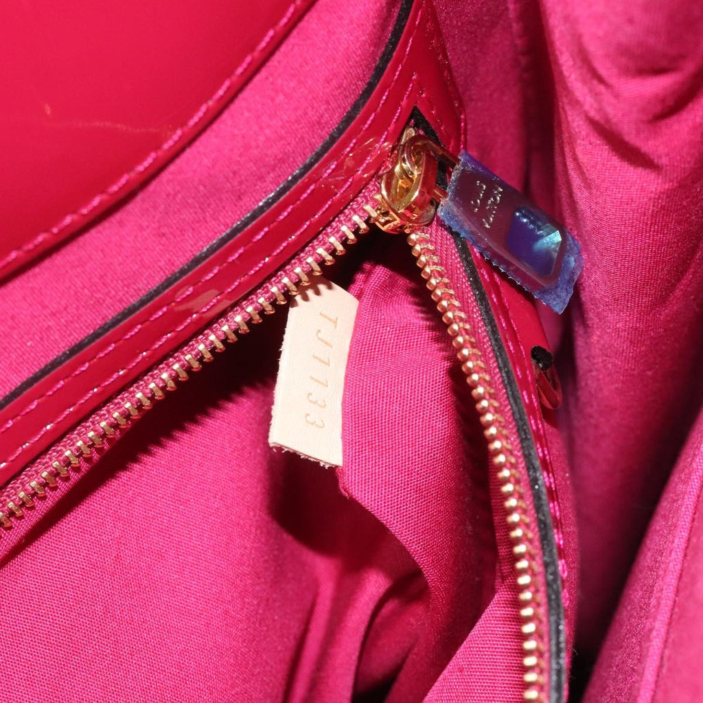 Louis Vuitton Catalina Handbag Monogram Vernis Pink Patent_Leather Bag