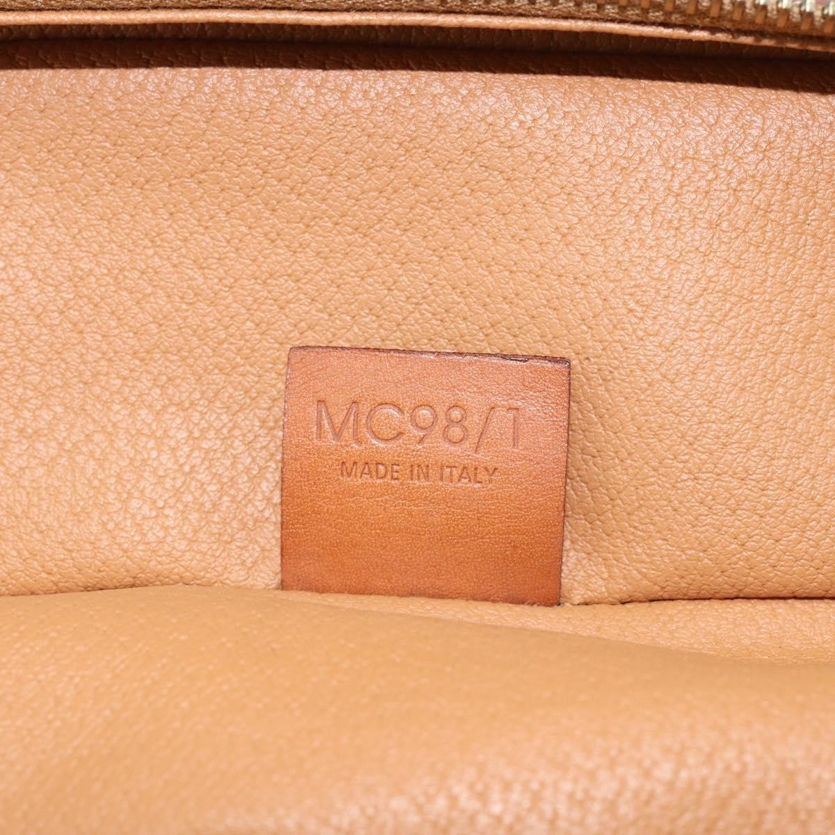 Celine Macadam Vanity Bag Canvas Brown Canvas Handbag