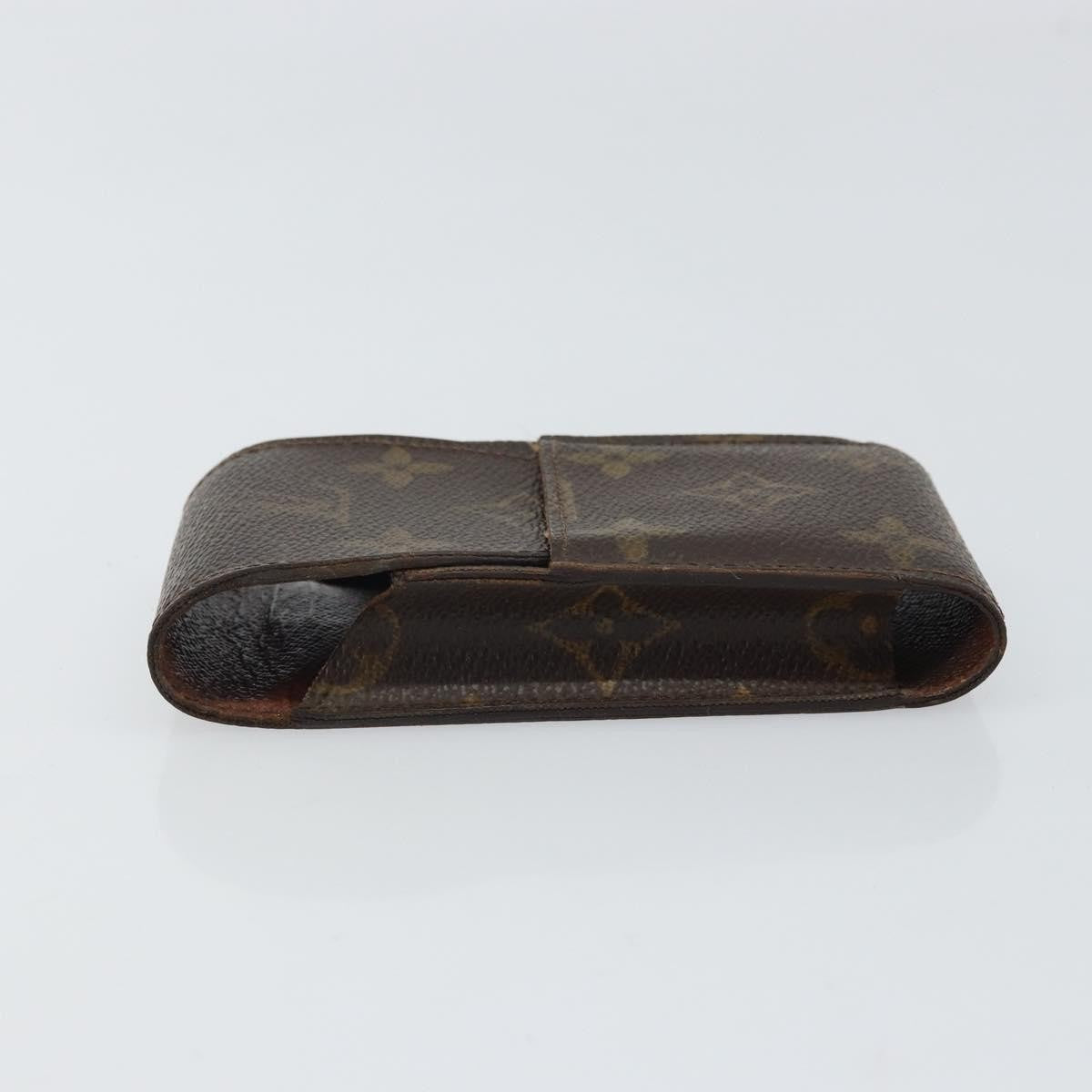 Louis Vuitton Cigarette Case Monogram Canvas Brown Canvas Clutche & Pouche Bag