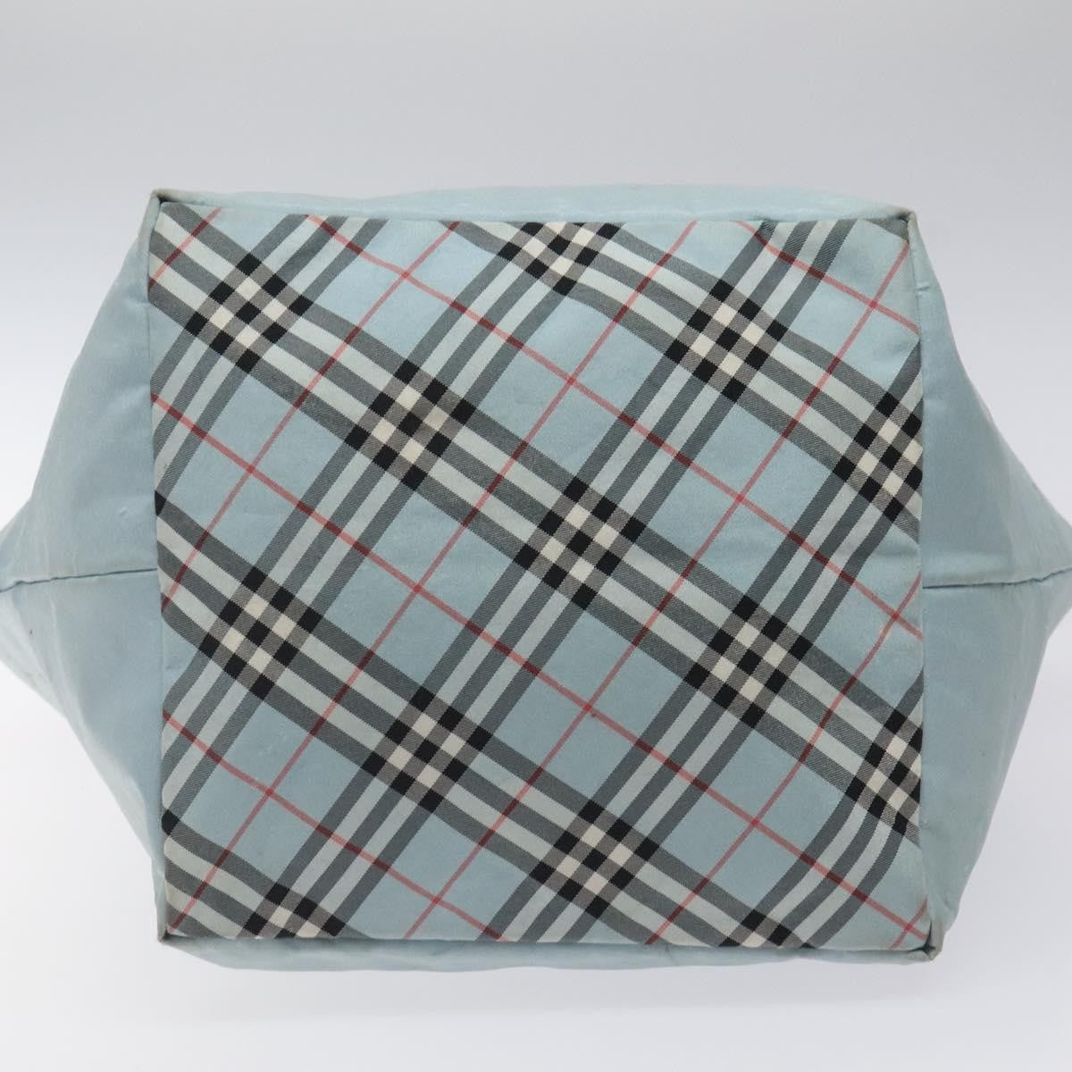Burberry Nova Check Blue Label Nylon Blue Nylon Handbag