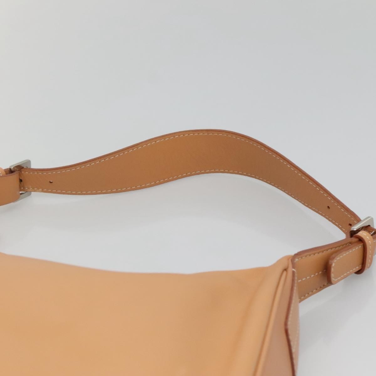 Burberry Shoulder Bag Leather Beige Leather Shoulder Bag