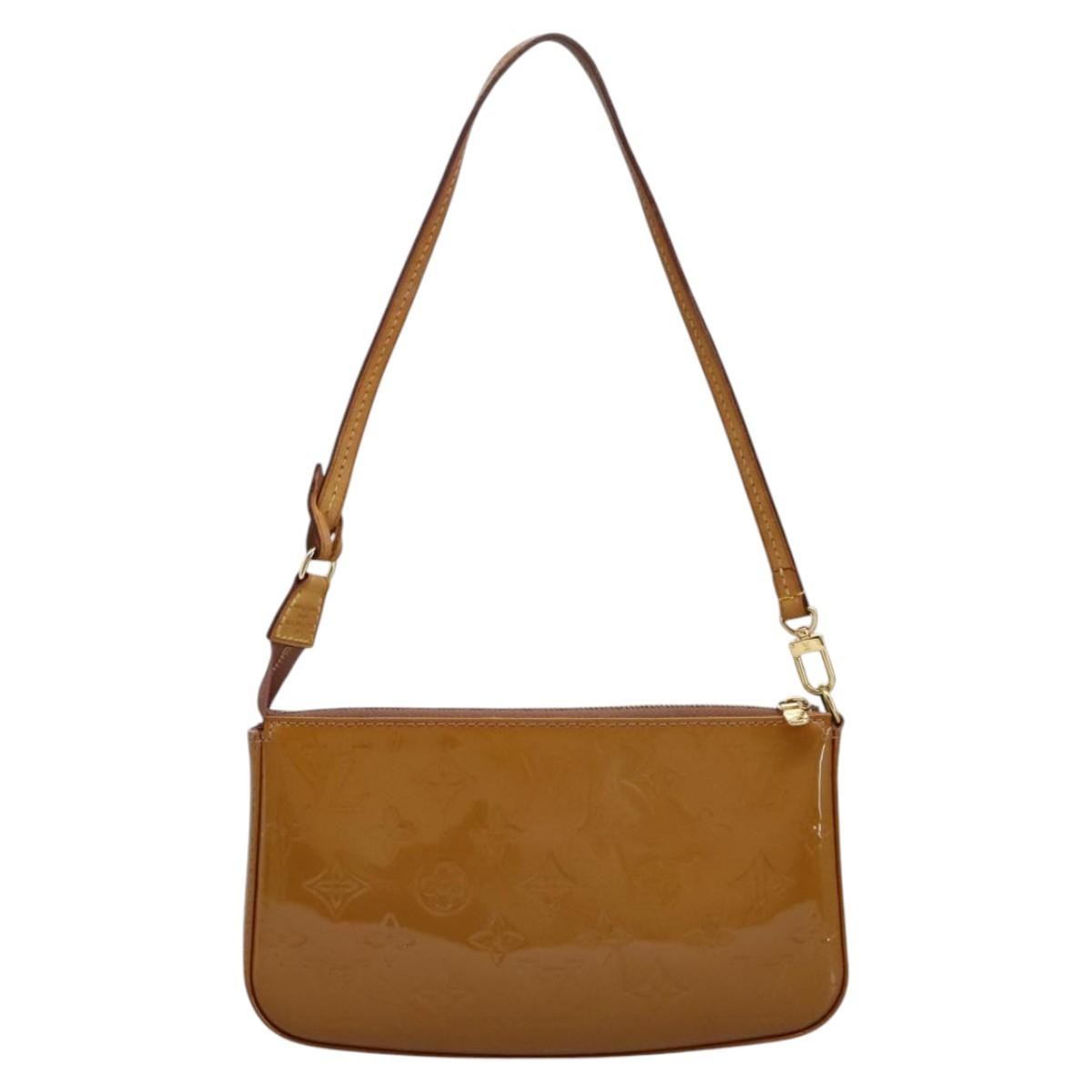 Louis Vuitton Pochette Accessoires Patent Leather Pink Patent_Leather Bag