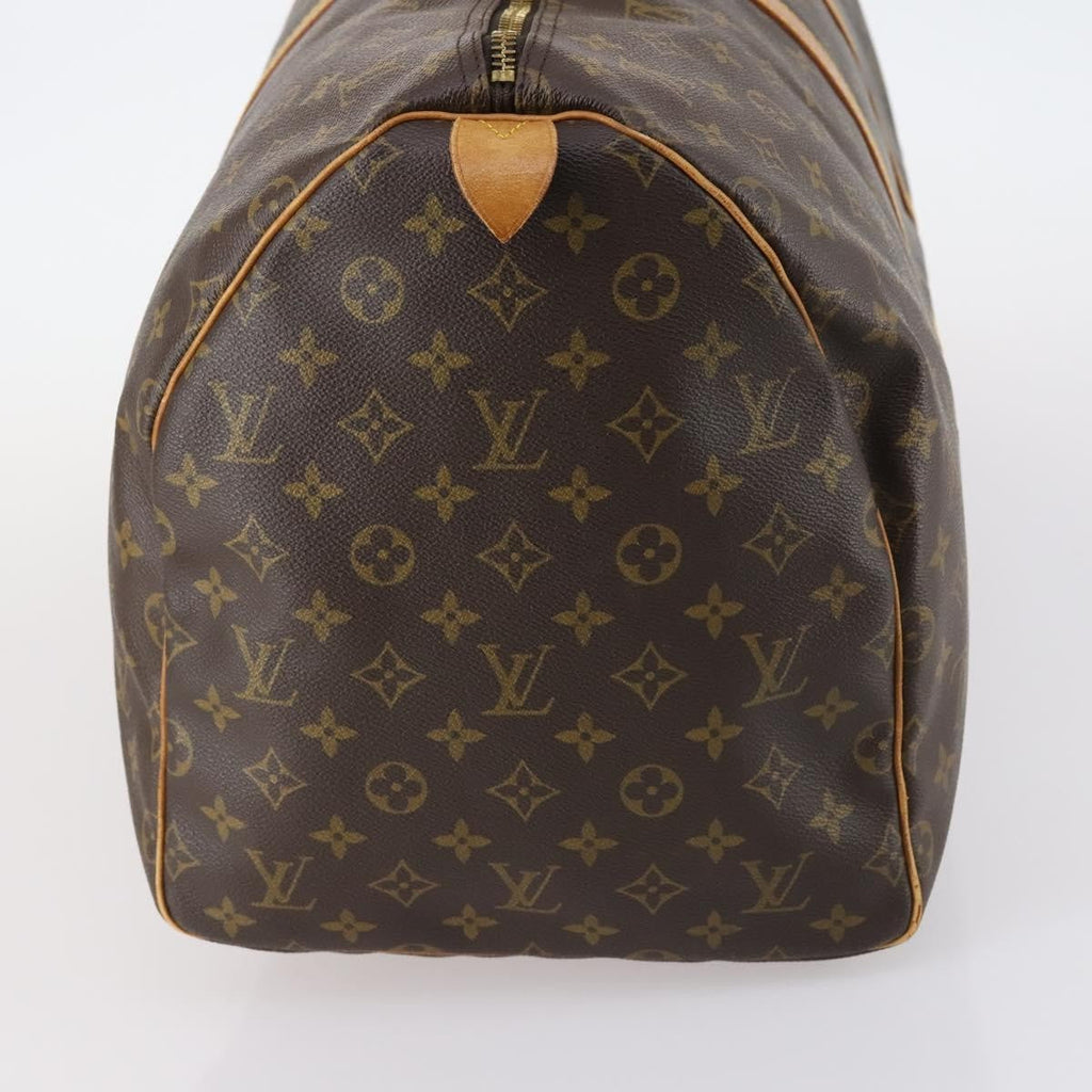 Louis Vuitton Keepall Bag Monogram Canvas Brown Canvas Travel Bag