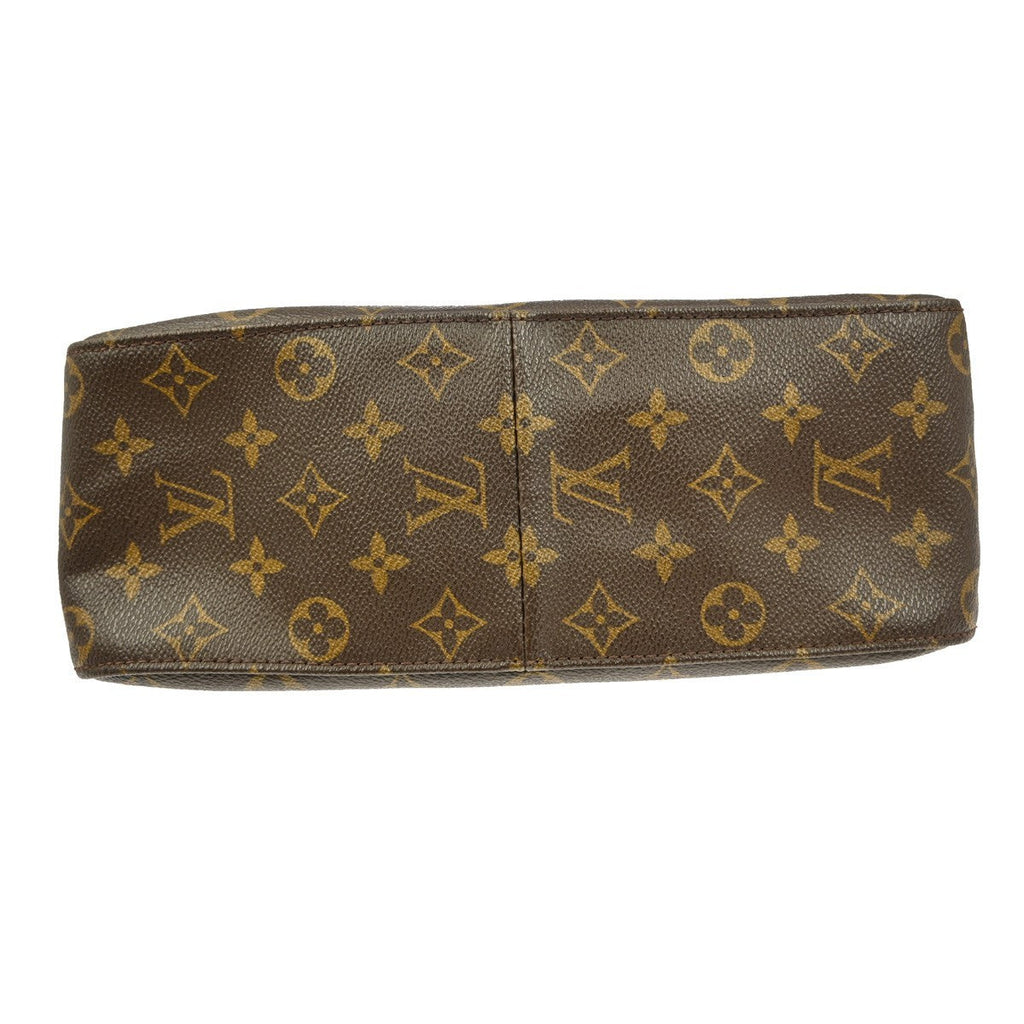Louis Vuitton Monogram Looping Handbag Monogram Canvas Brown Canvas Shoulder Bag