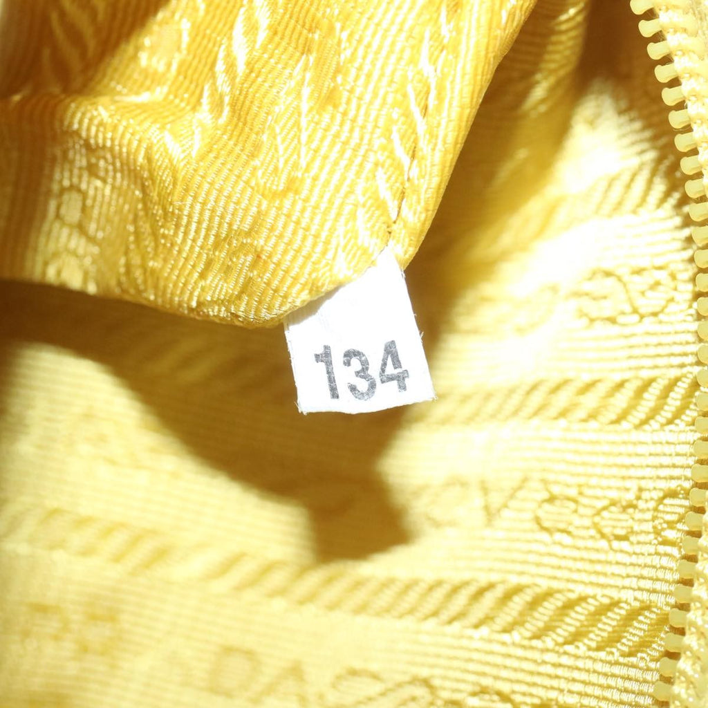 Prada Vintage Shoulder Bag Tessuto Yellow Nylon Shoulder Bag Bag