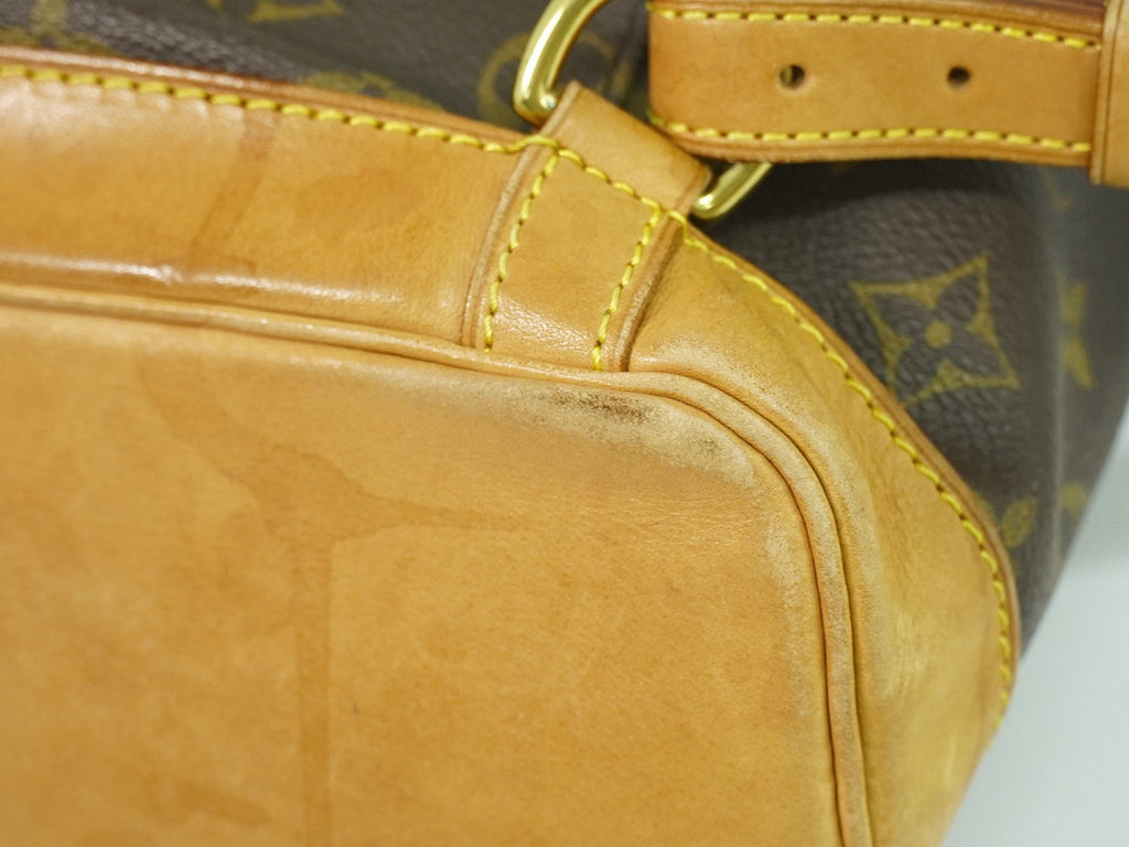 Louis Vuitton Vintage Montsouris Backpack Monogram Canvas Brown Canvas Backpack Bag