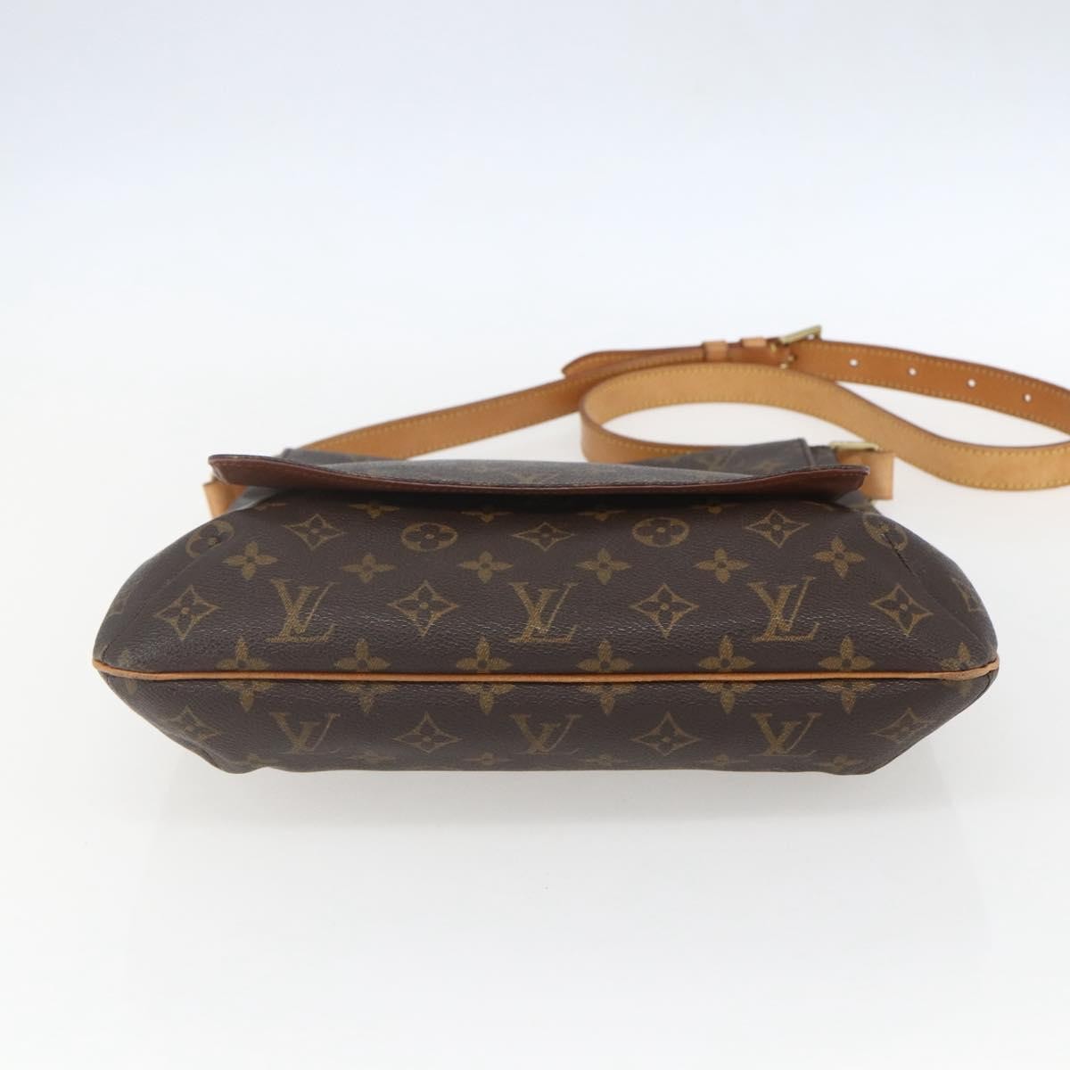 Louis Vuitton Musette Salsa Handbag Monogram Canvas Brown Canvas Shoulder Bag