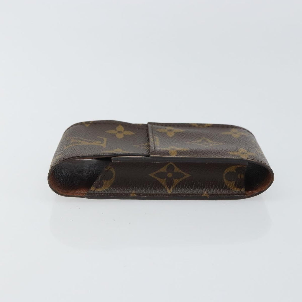 Louis Vuitton Etui Cigarette Case Monogram Canvas Brown Canvas Wallets Accessory