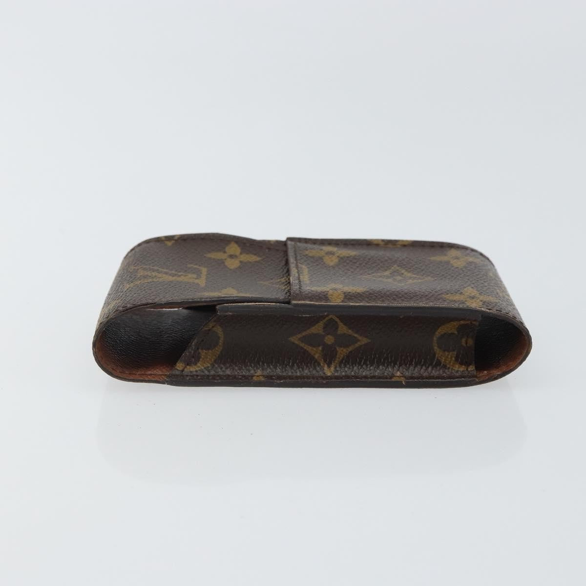 Louis Vuitton Etui Cigarette Case Monogram Canvas Brown Canvas Wallets Accessory
