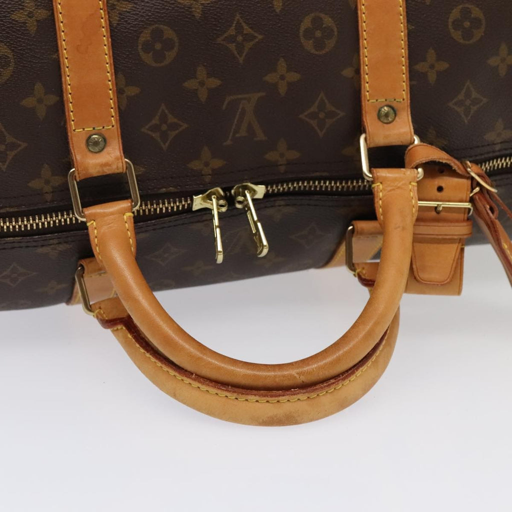 Louis Vuitton Keepall Bag Monogram Canvas Brown Canvas Travel Bag