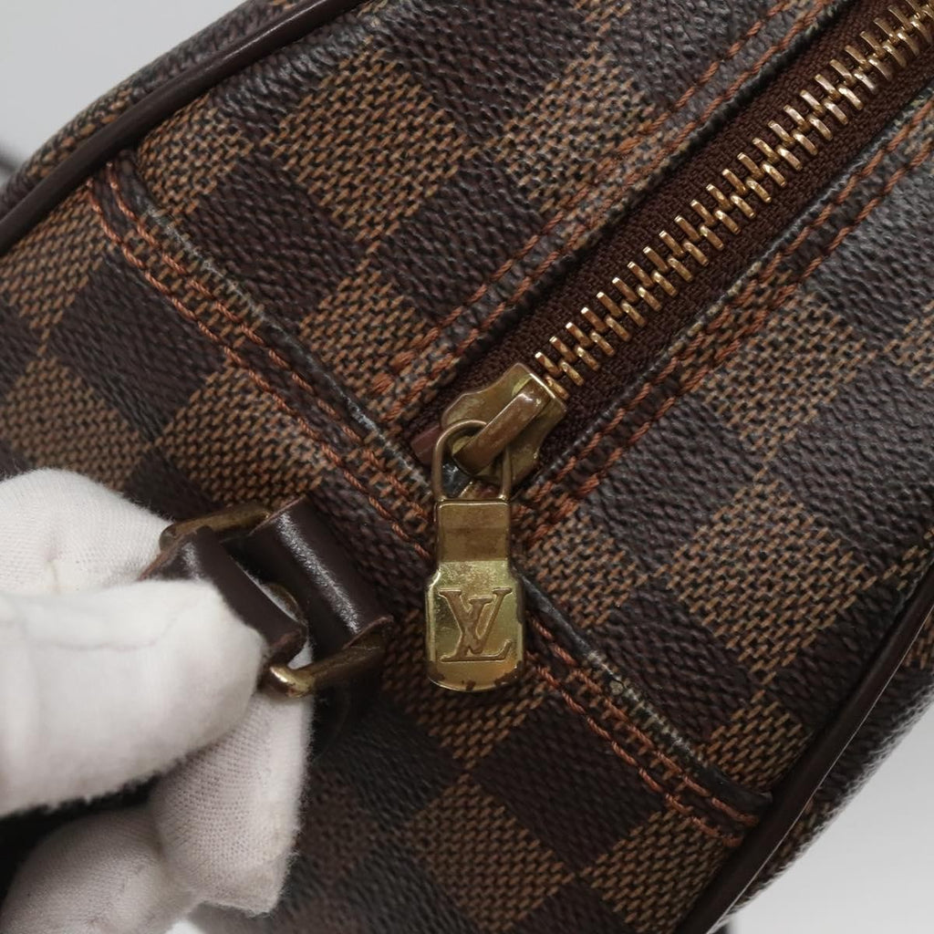 Louis Vuitton Blois Handbag Monogram Canvas Brown Canvas Shoulder Bag