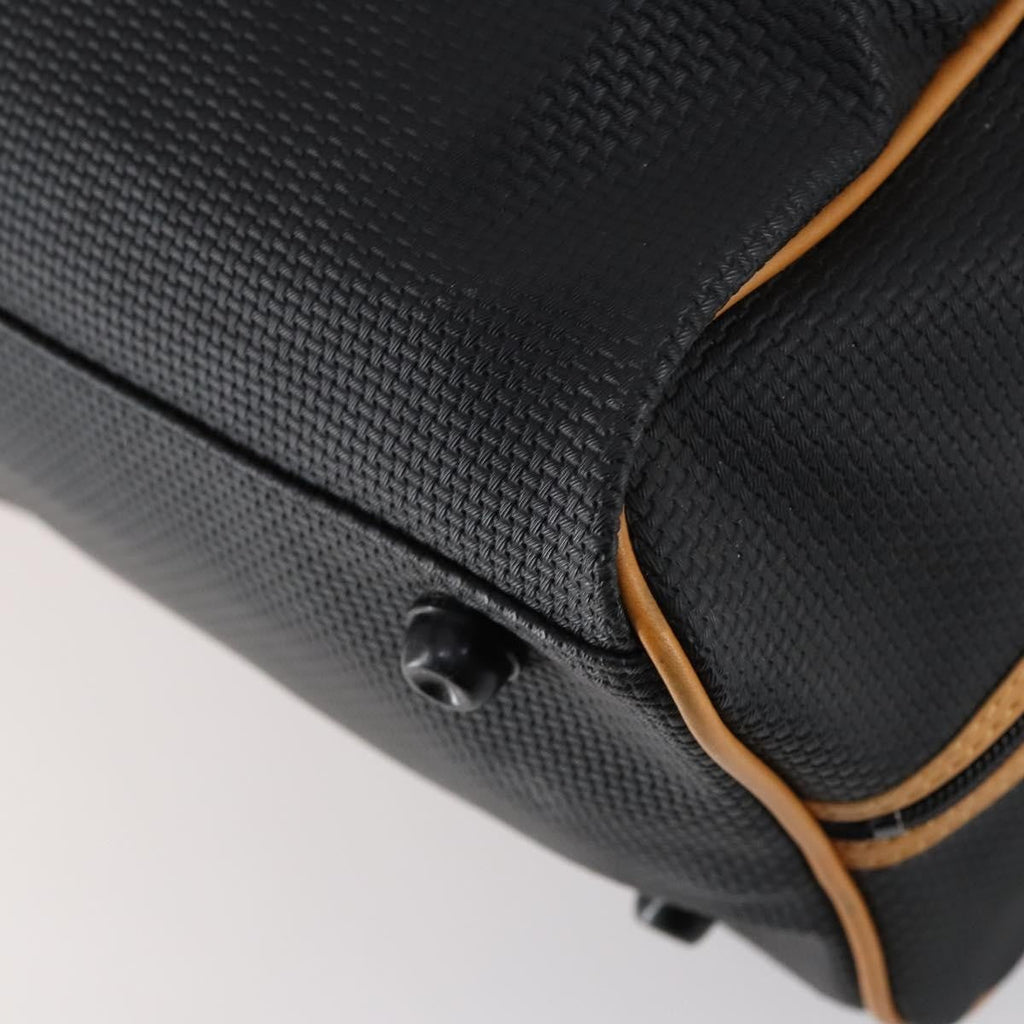 Saint Laurent Vintage Boston Pvc Leather Black Pvc Travel Bag Bag (Pre-Owned)