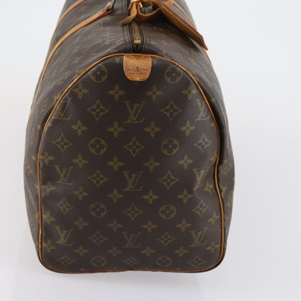 Louis Vuitton Keepall Bag Monogram Canvas Brown Canvas Travel Bag
