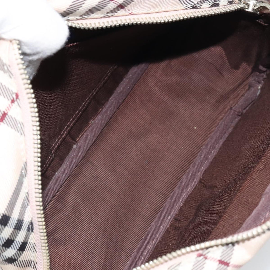 Burberry Nova Check Blue Label Nylon Beige Nylon Shoulder Bag