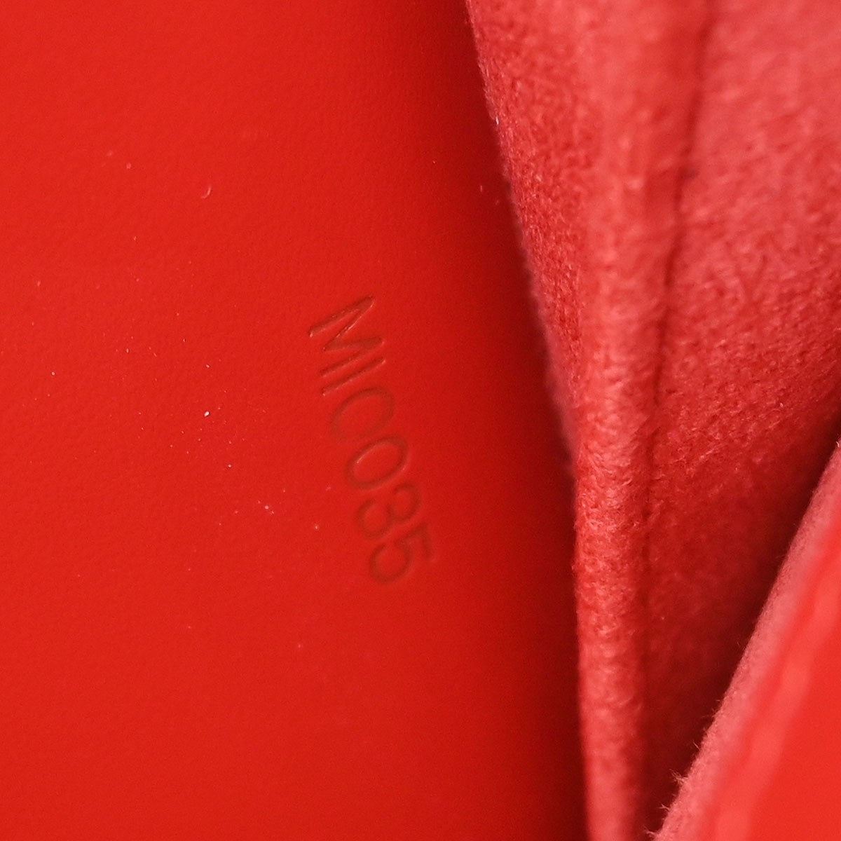 Louis Vuitton Pont Neuf Handbag Epi Leather Red Leather Handbag