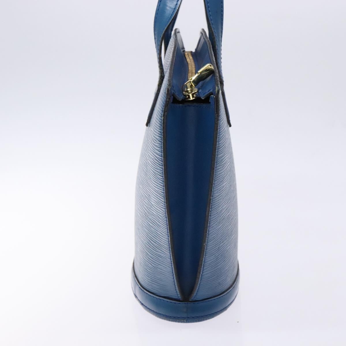 Louis Vuitton Saint Jacques Handbag Epi Leather Blue Leather Shoulder Bag