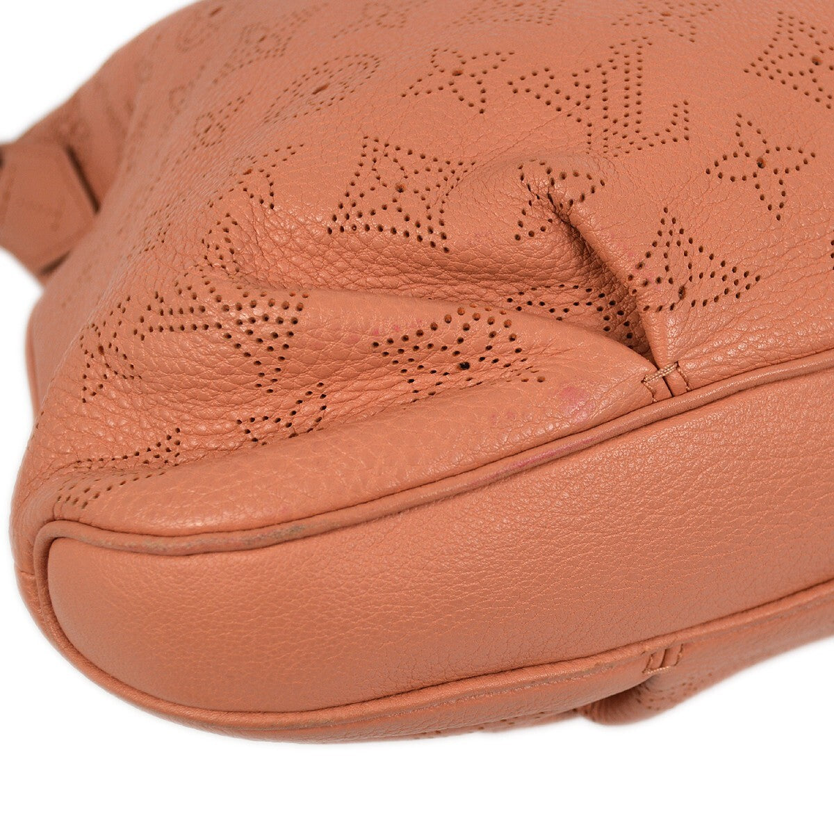 Louis Vuitton Selene Handbag Mahina Leather Pink Leather Shoulder Bag
