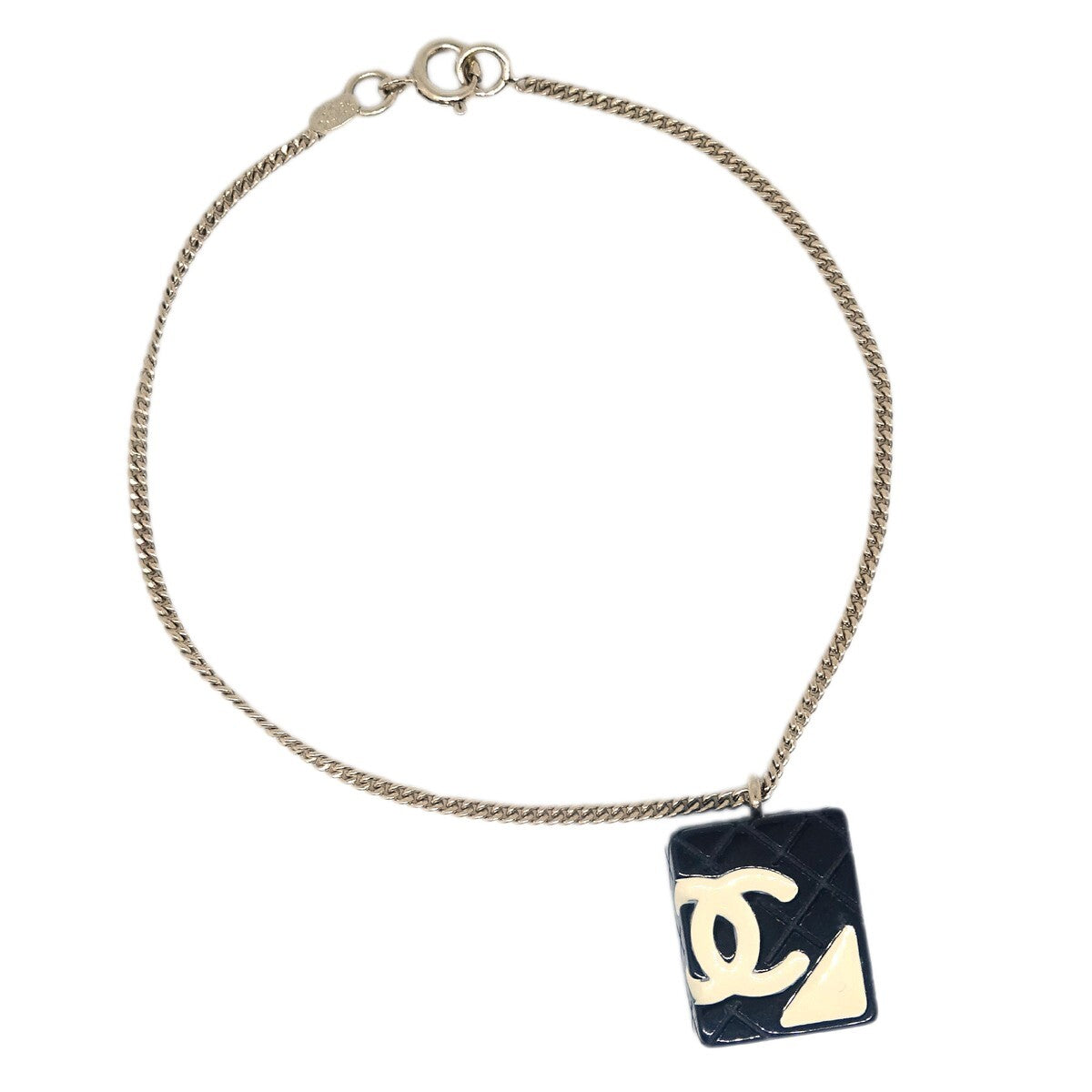 Chanel Vintage Rue Cambon Chain Charm Bracelet Metal Gold Gold_Plated Bracelet Jewelry