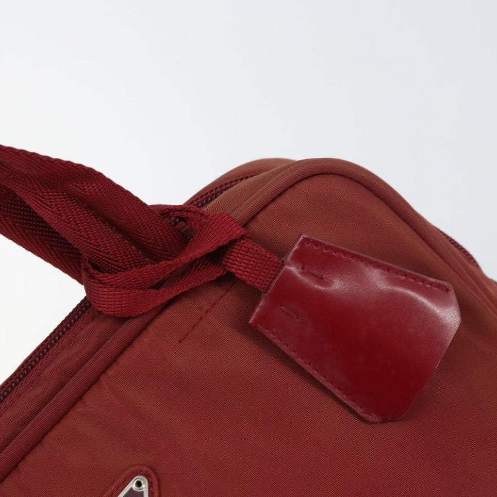 Prada Zip Around Tote Tessuto Red Nylon Shoulder Bag Bag