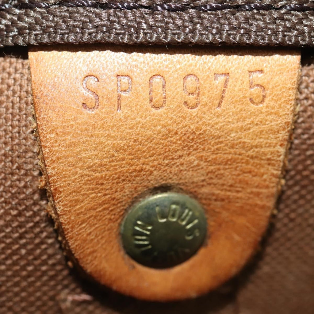 Louis Vuitton Keepall Bag Monogram Canvas Brown Canvas Travel Bag