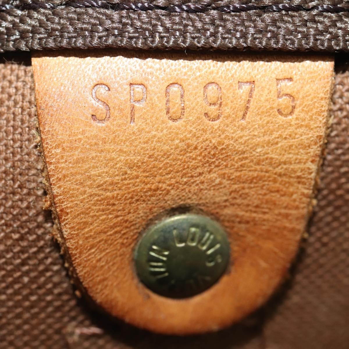 Louis Vuitton Keepall Bag Monogram Canvas Brown Canvas Travel Bag