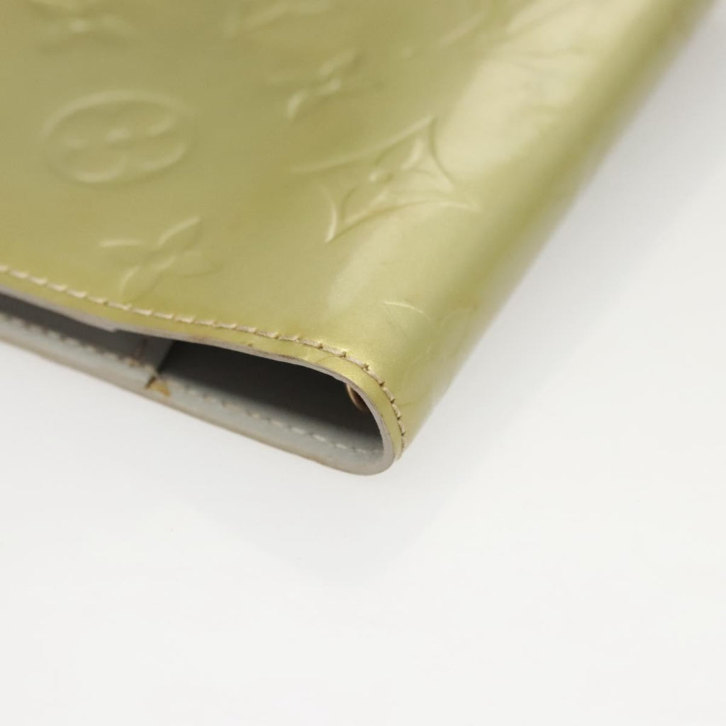 Louis Vuitton Agenda Cover Patent Leather Gray Patent_Leather Wallets Accessory