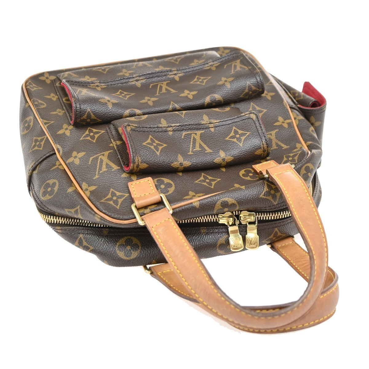 Louis Vuitton Excentri-Cite Handbag Monogram Canvas Brown Canvas Handbag