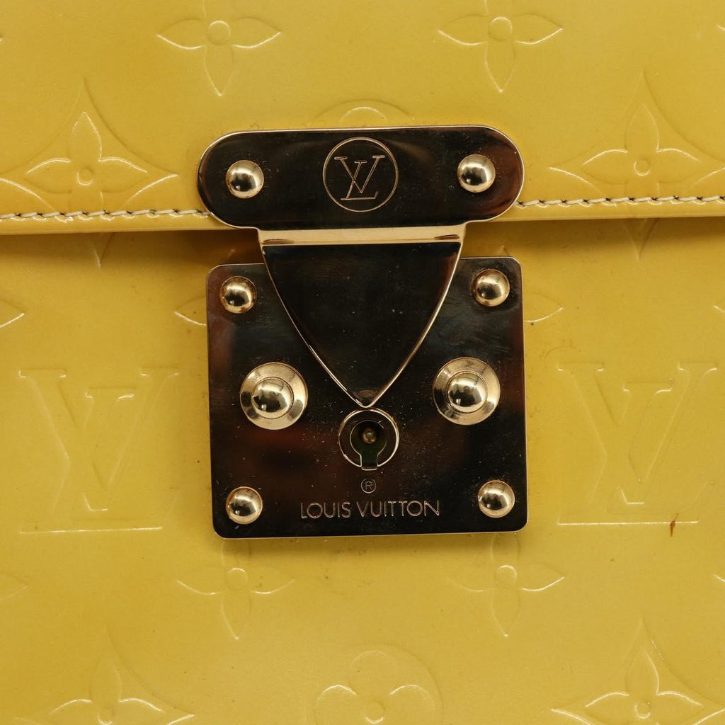 Louis Vuitton Spring Street Nm Handbag Patent Leather Yellow Patent_Leather Handbag