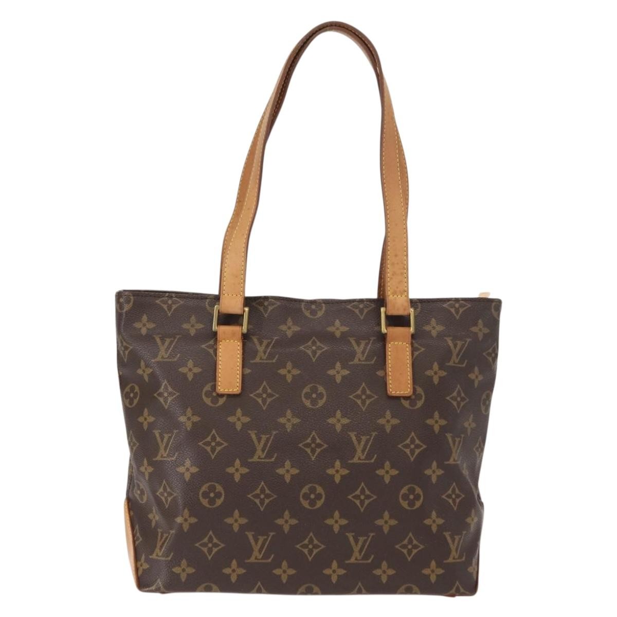 Louis Vuitton Cabas Mezzo Monogram Canvas Brown Canvas Tote Bag