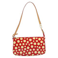Louis Vuitton Pochette Accessoires Yayoi Kusama Painted Dots Monogram Vernis Red Patent_Leather Clutche & Pouche Bag