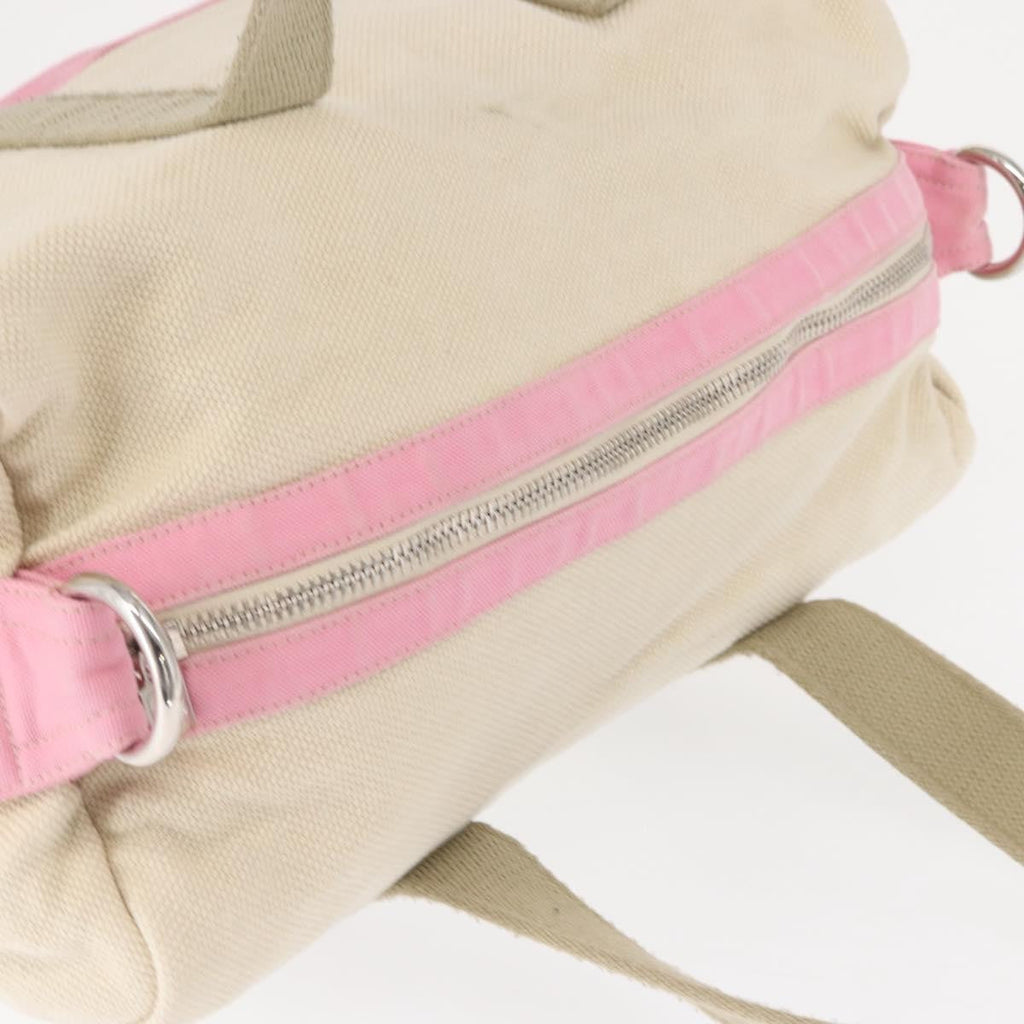 Chanel Sport Line Boston Ba Canvas Pink Canvas Travel Bag Bag
