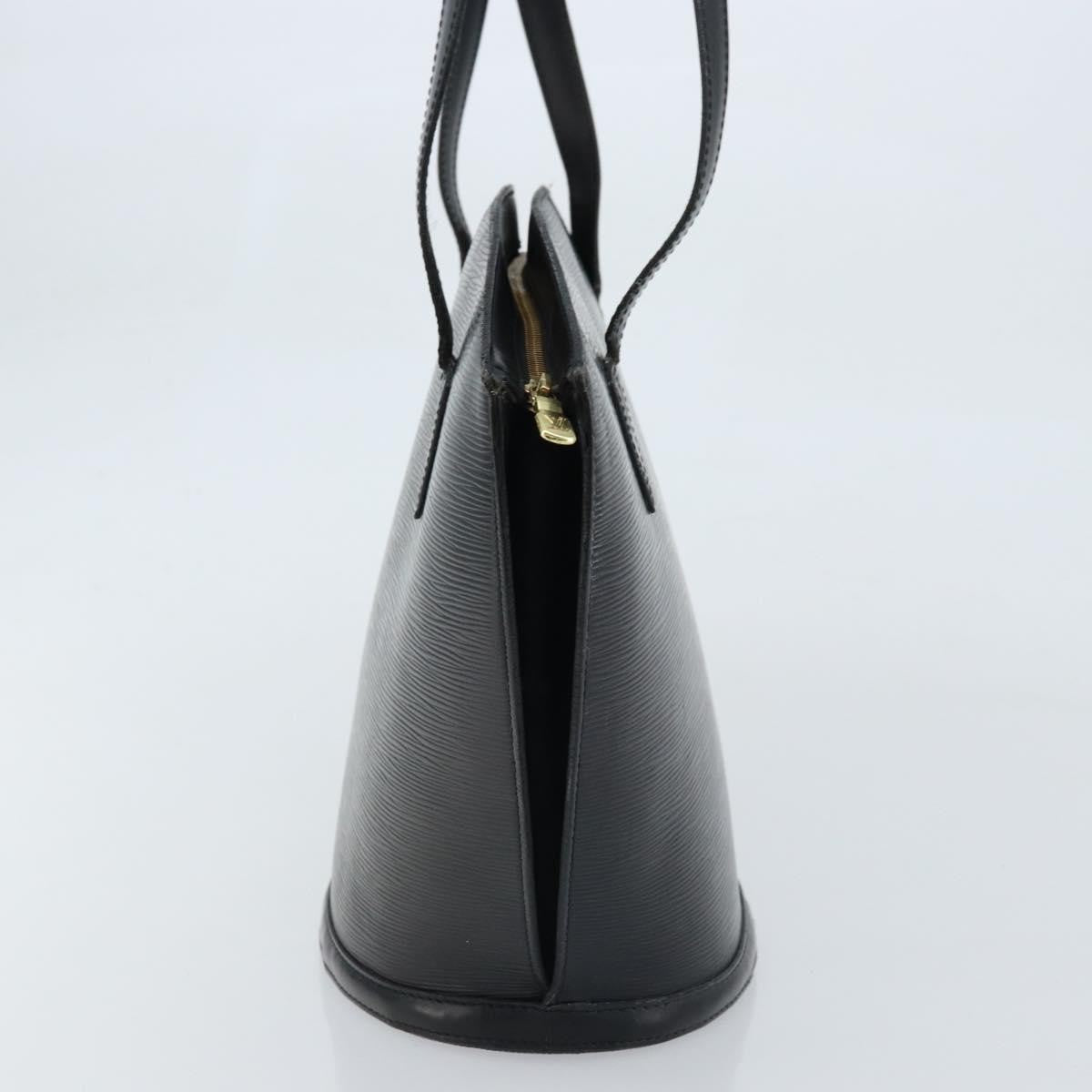Louis Vuitton Saint Jacques Handbag Epi Leather Black Leather Shoulder Bag