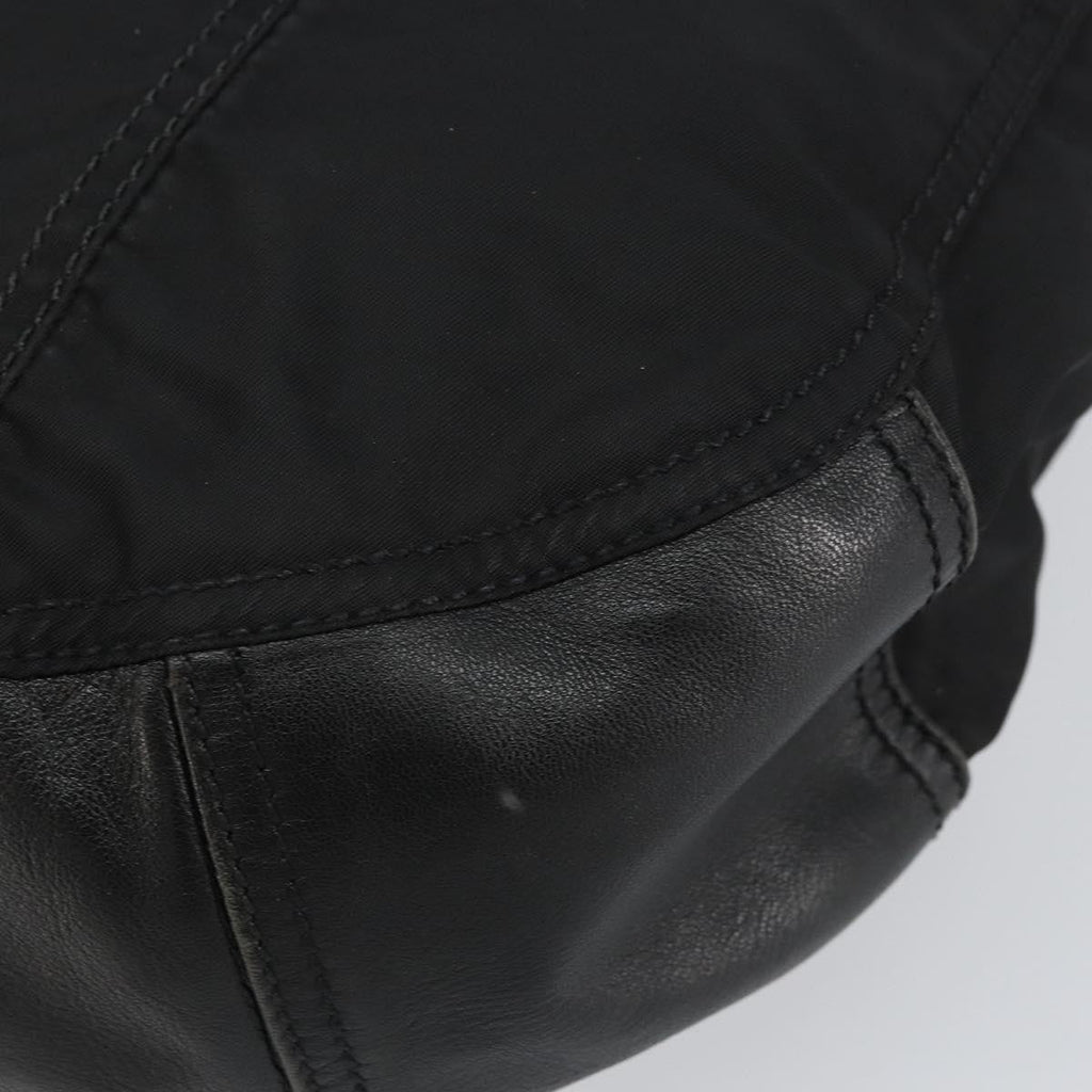 Prada Vintage Shoulder Bag Tessuto Black Nylon Shoulder Bag Bag