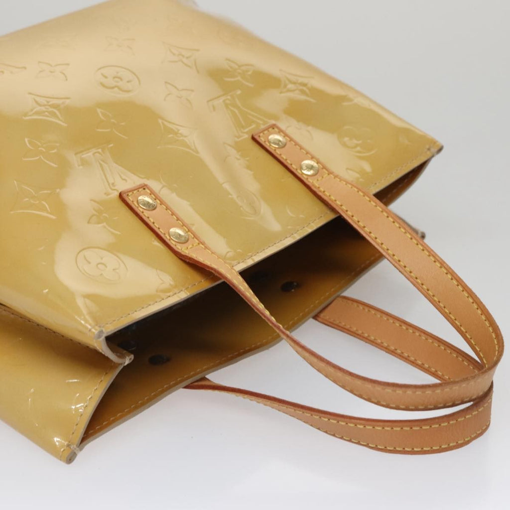 Louis Vuitton Reade Handbag Monogram Vernis Beige Patent_Leather Handbag