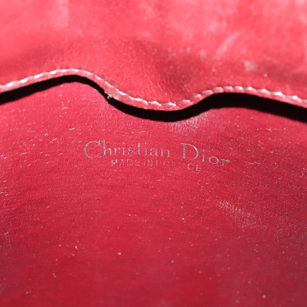 Christian Dior Trotter Shoulder Bag Canvas Red Canvas Shoulder Bag Bag (Pre-Owned)