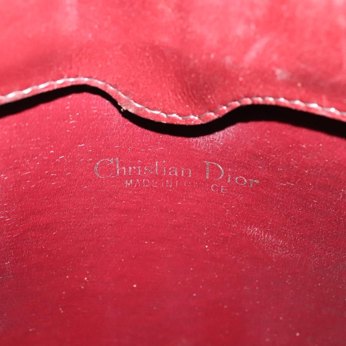 Christian Dior Trotter Shoulder Bag Canvas Red Canvas Shoulder Bag Bag (Pre-Owned)