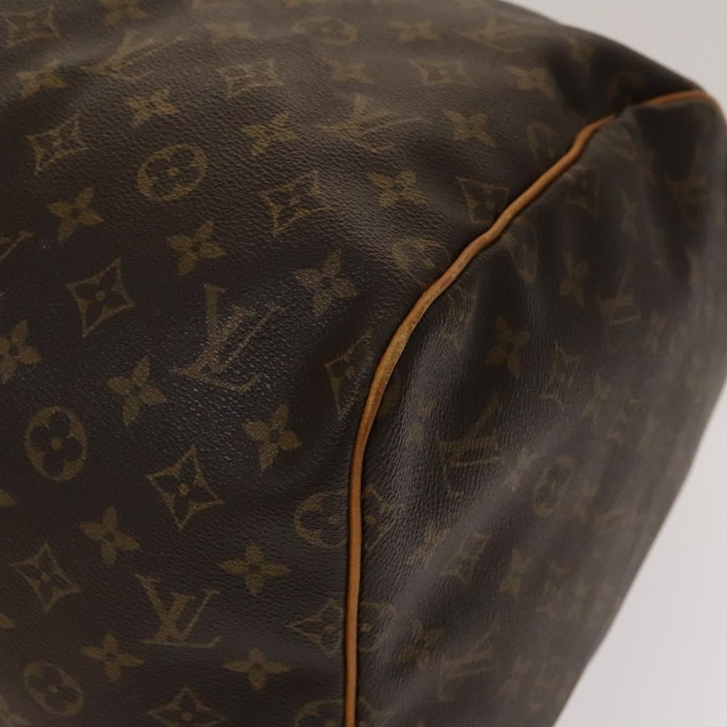 Louis Vuitton Keepall Bag Monogram Canvas Brown Canvas Travel Bag