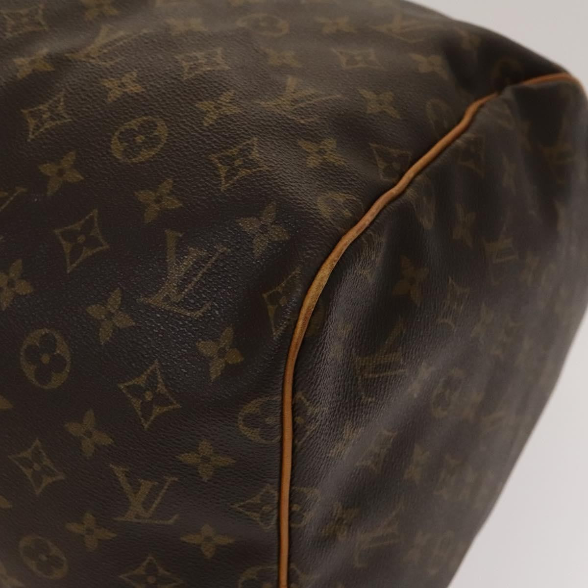 Louis Vuitton Keepall Bag Monogram Canvas Brown Canvas Travel Bag