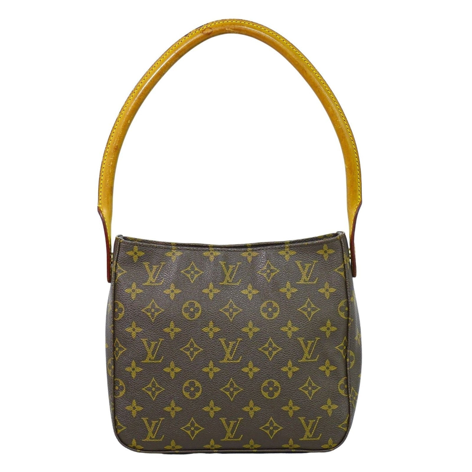 Louis Vuitton Monogram Looping Handbag Monogram Canvas Brown Canvas Shoulder Bag