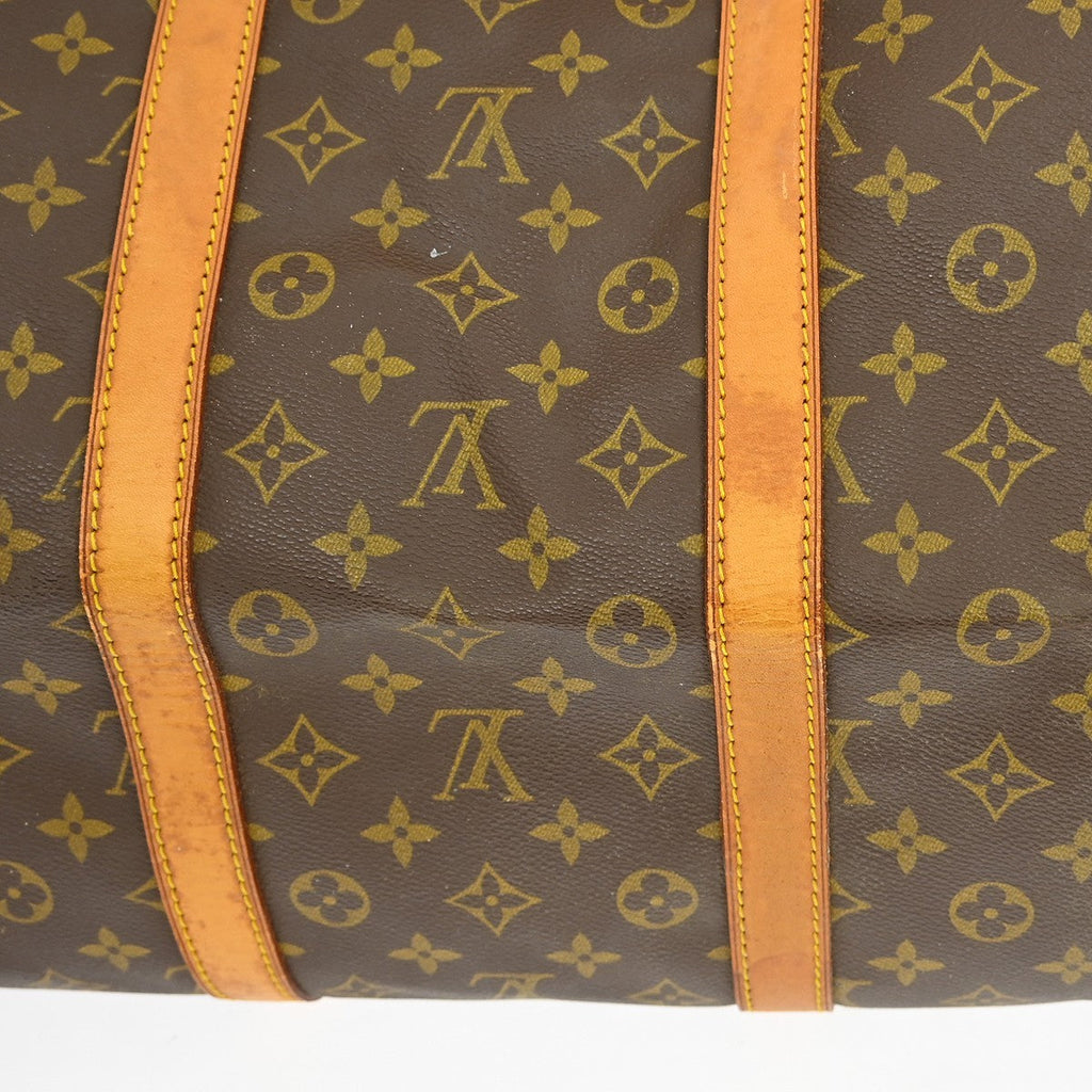 Louis Vuitton Keepall Bag Monogram Canvas Brown Canvas Travel Bag