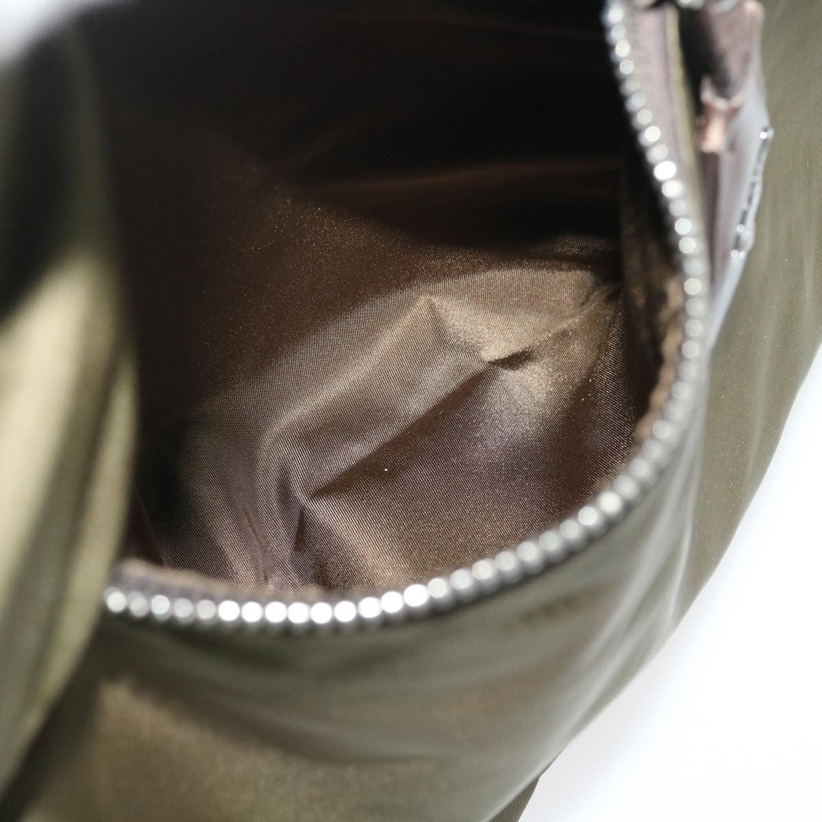 Prada Convertible Double Tote Tessuto Khaki Nylon Tote Bag Bag