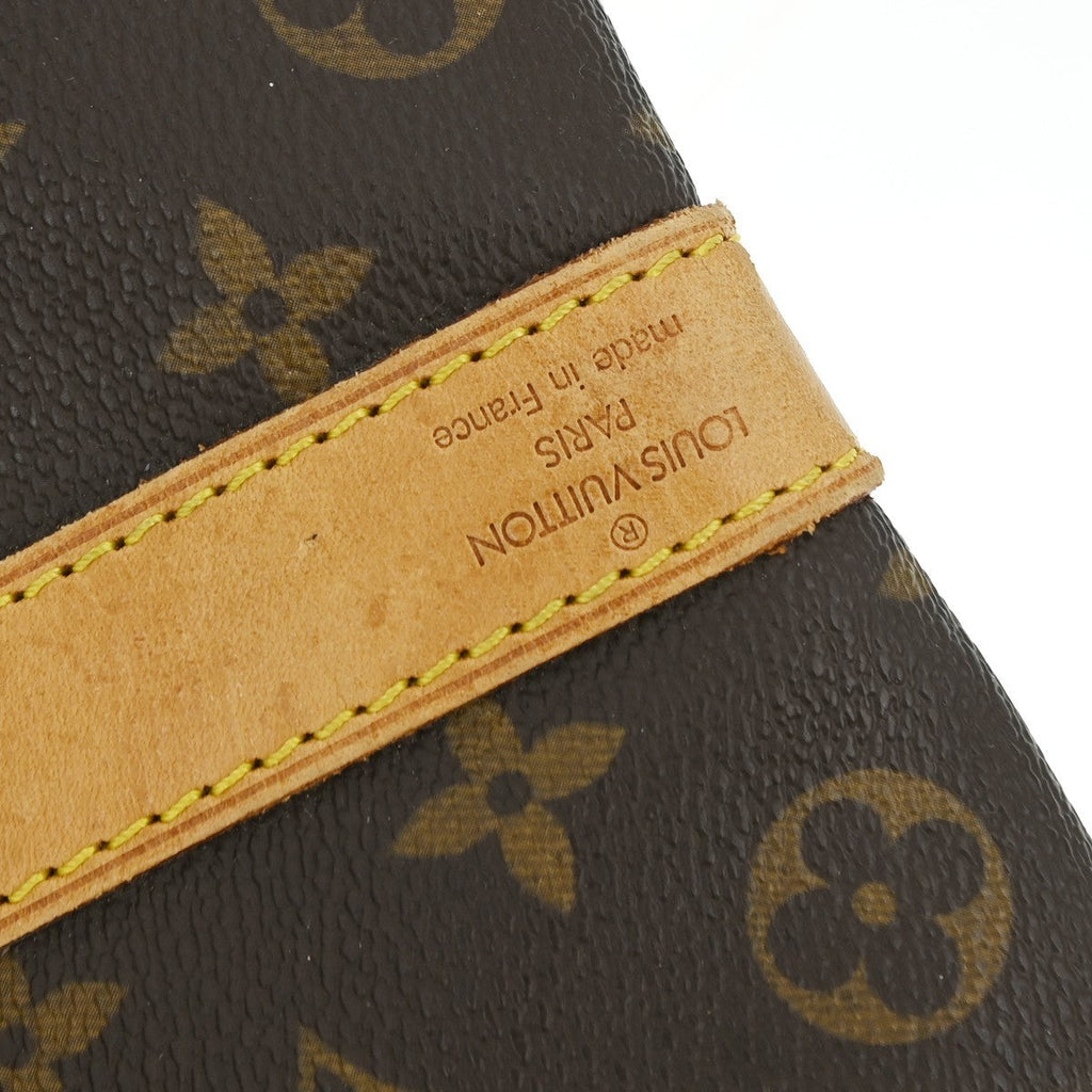 Louis Vuitton Keepall Bandouliere Bag Monogram Canvas Brown Canvas Travel Bag