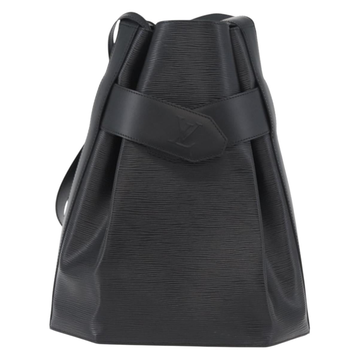 Louis Vuitton Vintage Sac D'epaule Handbag Epi Leather Black Leather Shoulder Bag