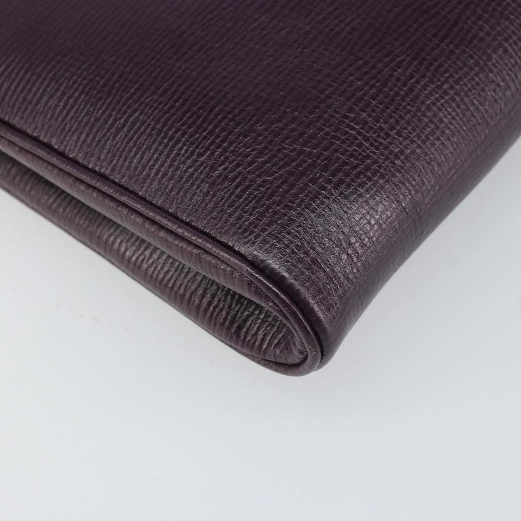 Celine Circle Logo Shoulder Bag Leather Purple Leather Shoulder Bag Bag