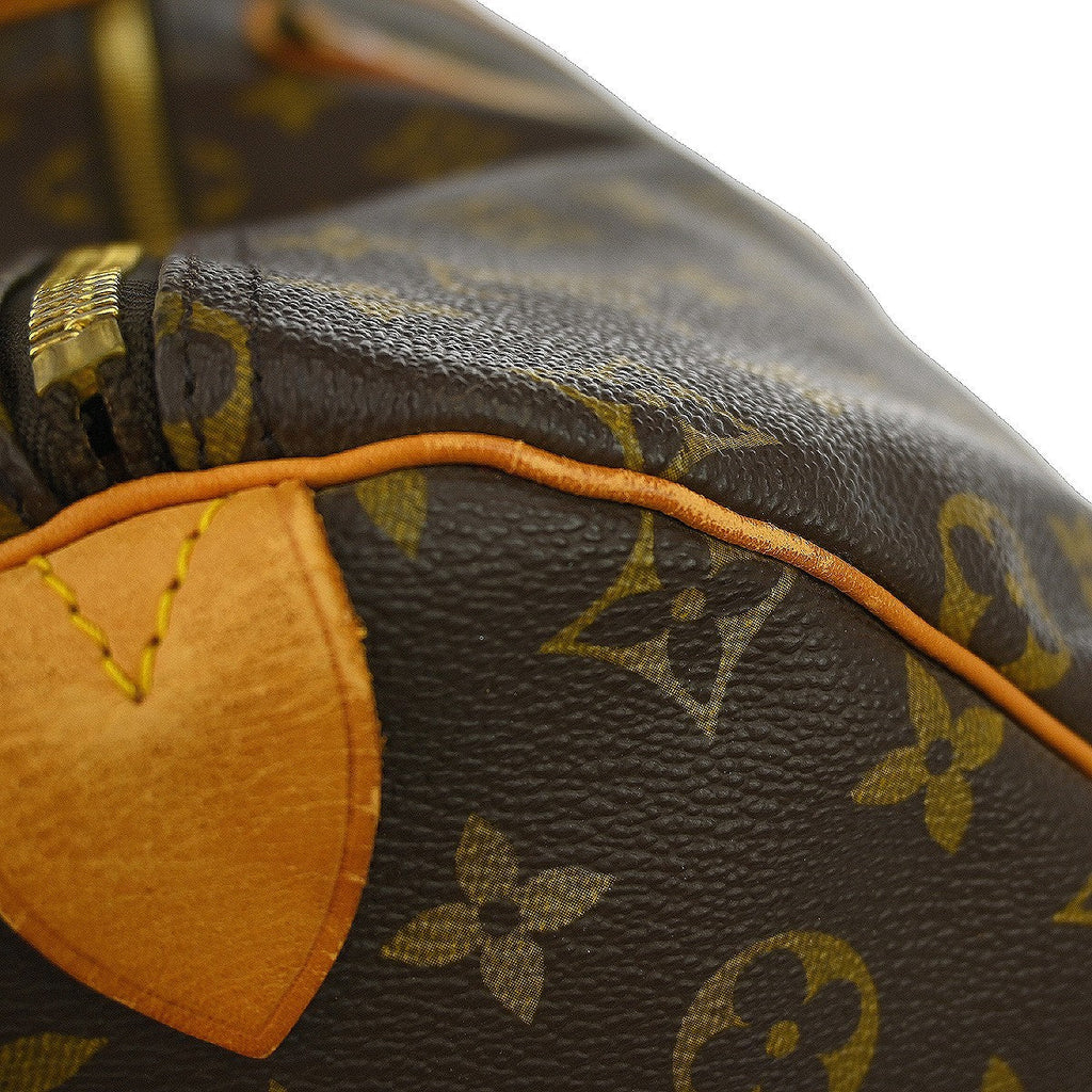 Louis Vuitton Keepall Bag Monogram Canvas Brown Canvas Travel Bag